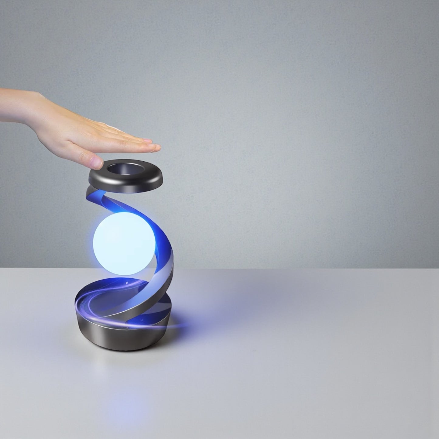 Creative Table Lamp with Built in Phone Charger.