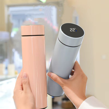Stainless Steel Thermos Bottle with LED Temperature Display