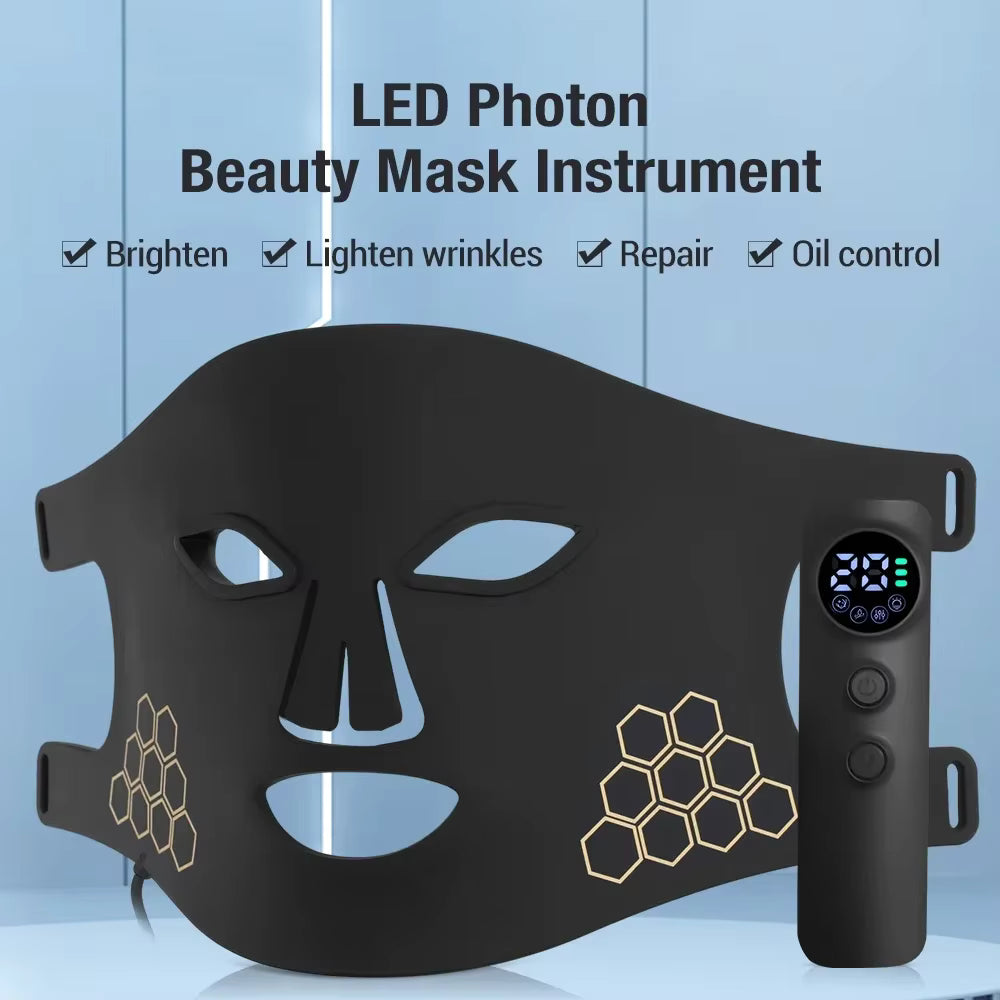 Red Light therapy Mask 460nm 660nm 850nm LED Beauty Device