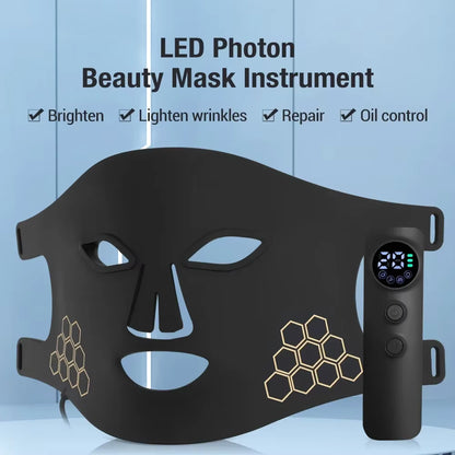 Red Light therapy Mask 460nm 660nm 850nm LED Beauty Device