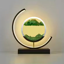3D Quicksand LED Landscape Night Light