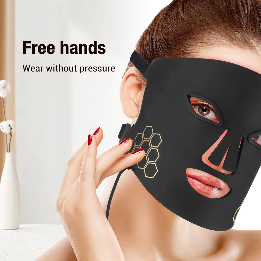 Red Light therapy Mask 460nm 660nm 850nm LED Beauty Device