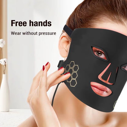 Red Light therapy Mask 460nm 660nm 850nm LED Beauty Device