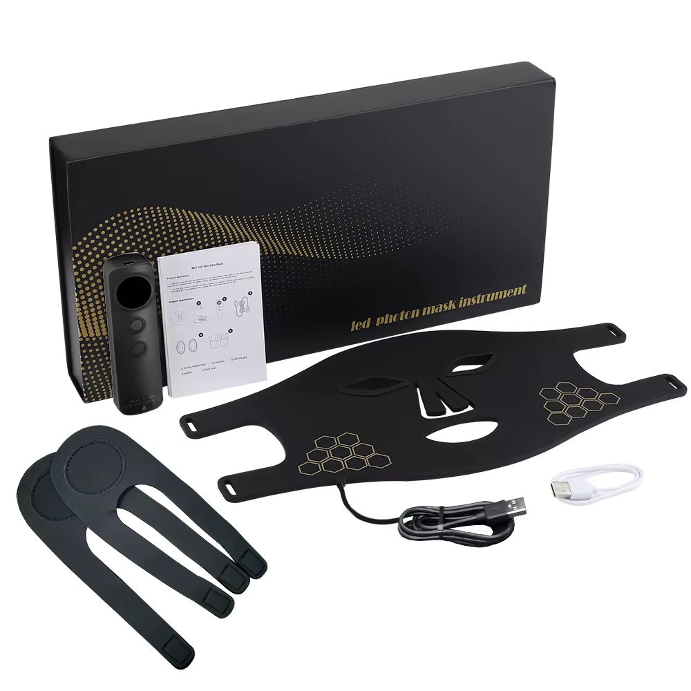 Red Light therapy Mask 460nm 660nm 850nm LED Beauty Device