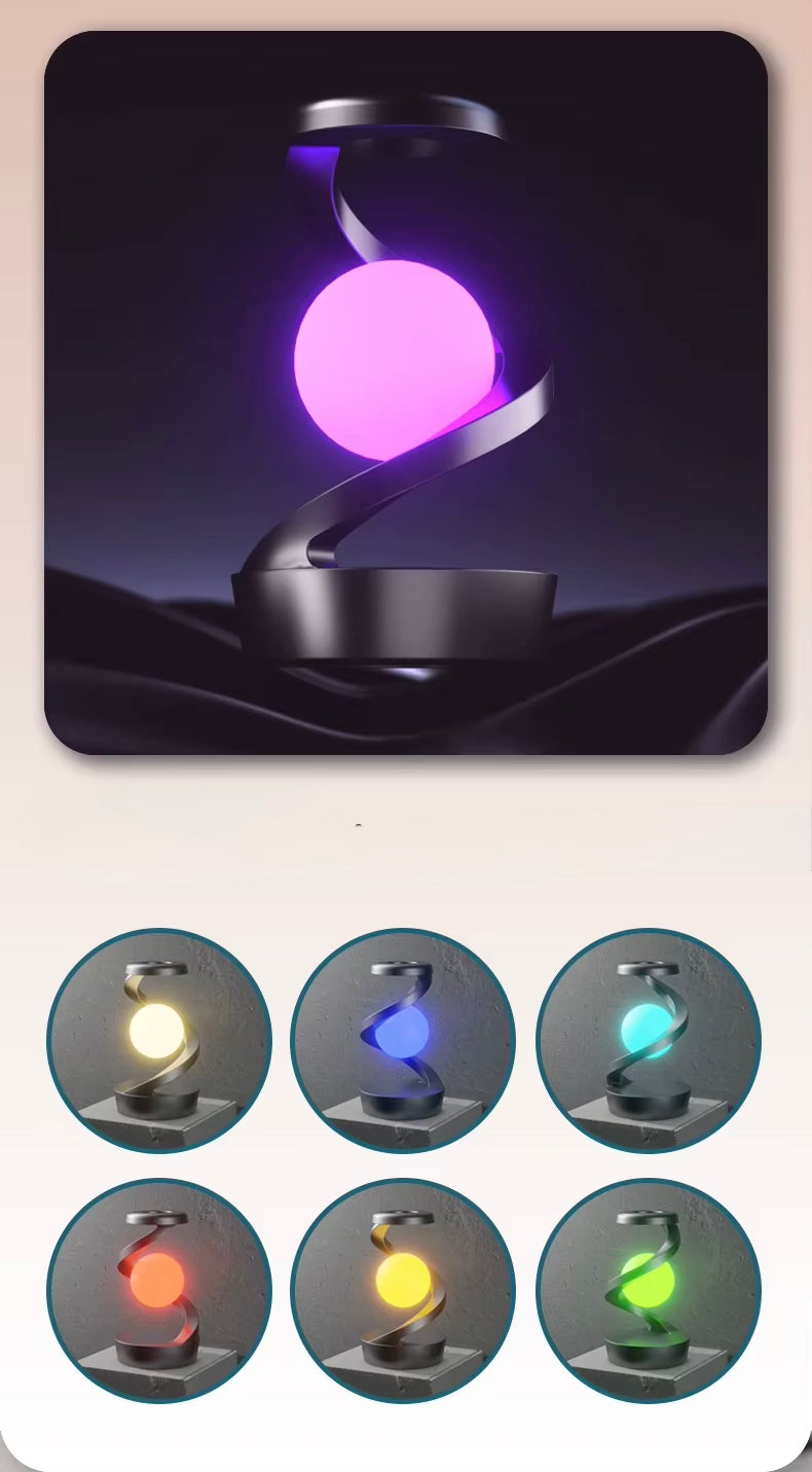 Creative Table Lamp with Built in Phone Charger.