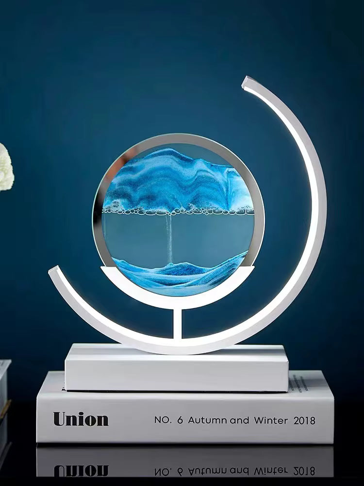 3D Quicksand LED Landscape Night Light