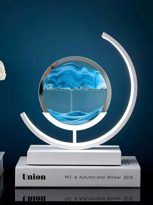 3D Quicksand LED Landscape Night Light