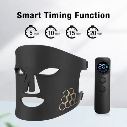 Red Light therapy Mask 460nm 660nm 850nm LED Beauty Device