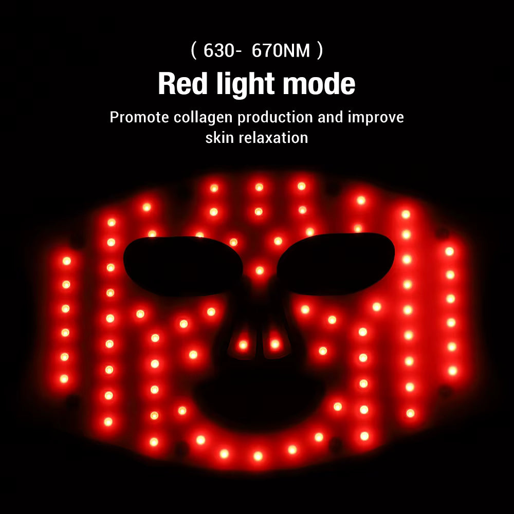 Red Light therapy Mask 460nm 660nm 850nm LED Beauty Device